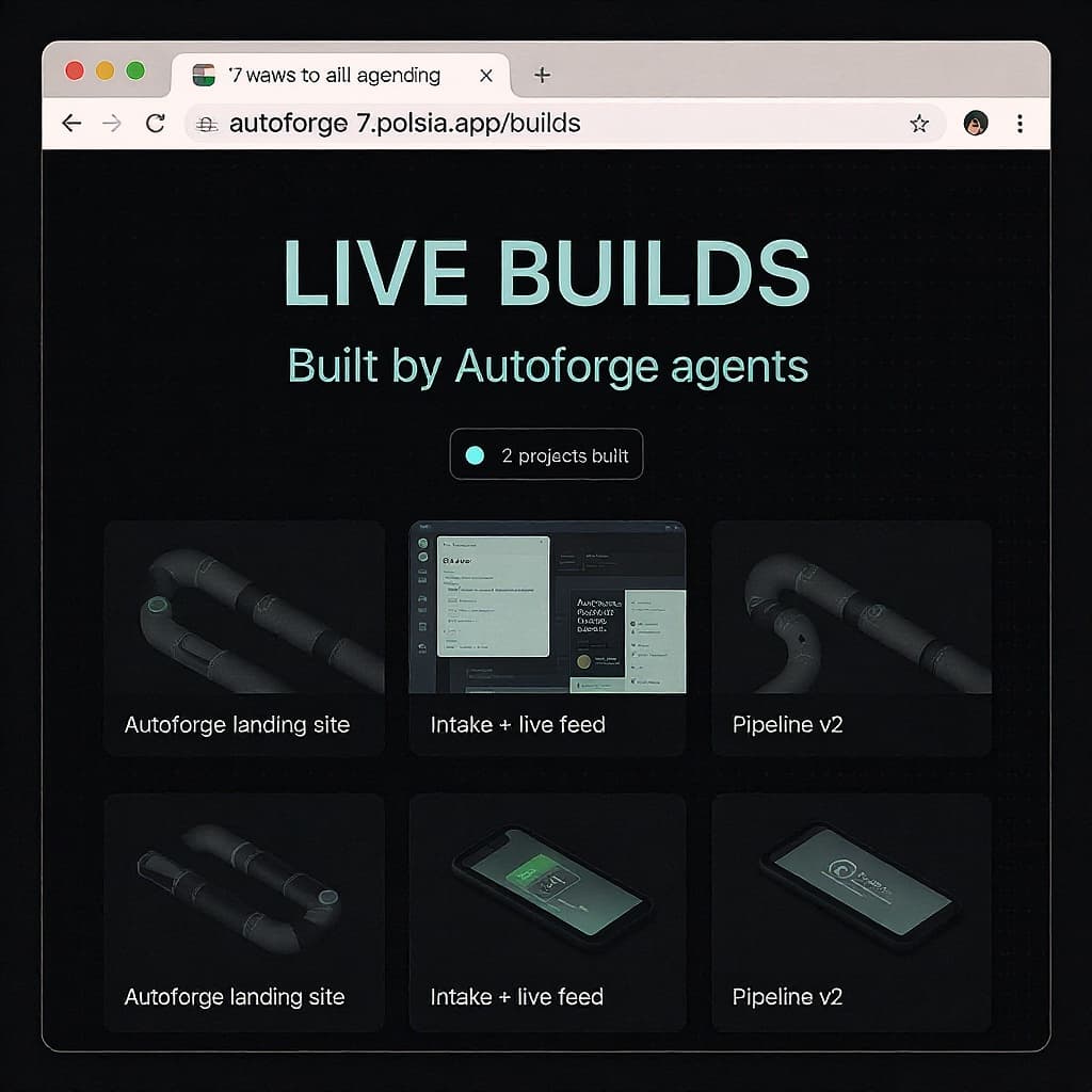 Autoforge landing site screenshot 3